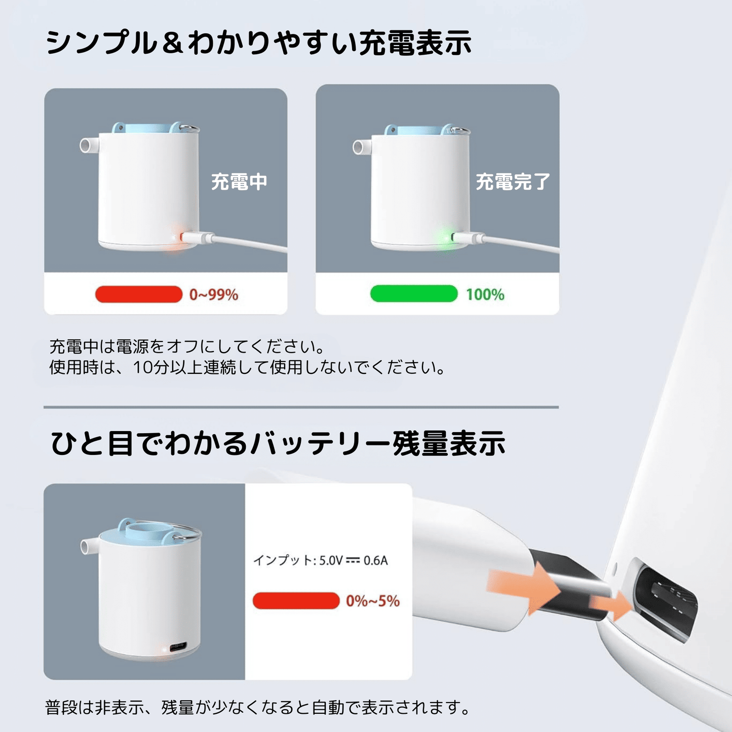 FLEXTAILGEAR TINY PUMP X - キャンプライト付きポータブル電動エアポンプ
